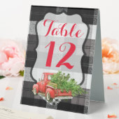 Plaque De Table Numéro de tableau Carte de tente Camion XMAS Buffe (In SItu (Mariage))