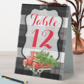 Plaque De Table Numéro de tableau Carte de tente Camion XMAS Buffe (En SItu (Tableau))