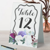 Plaque De Table Numéro de tableau Hibiscus de la carte de tente su (En SItu (Tableau))