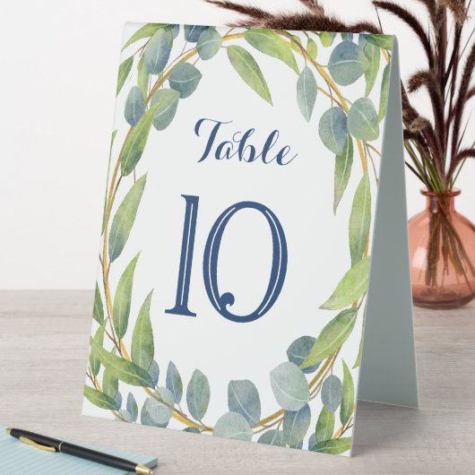 Plaque De Table Numéro de tableau Panneau de tente de tableau (En SItu (Tableau))