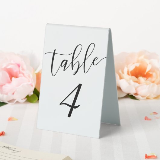 Plaque De Table Numéros de table de mariage élégants (In SItu (Mariage))