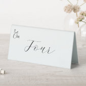 Plaque De Table Numéros de table de mariage officiels et élégants (En SItu (Tableau))