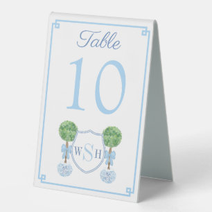 Plaque De Table Numéros de table pour la réception de baby shower