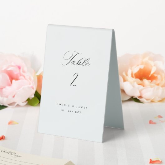 Plaque De Table Numéros de tableau de calligraphie Tableau Mariage (In SItu (Mariage))