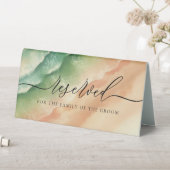 Plaque De Table Ocean Beach Mariage d'été Réservation (En SItu (Tableau))