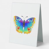 Plaque De Table Oeil de paon arc-en-ciel (Verso)