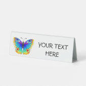 Plaque De Table Oeil de paon arc-en-ciel (Verso)