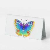 Plaque De Table Oeil de paon arc-en-ciel (Verso)