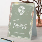 Plaque De Table "Oh Les Endroits..." Baby shower préféré (En SItu (Tableau))