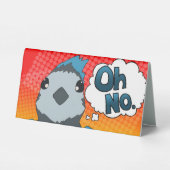 Plaque De Table Oh, pas d'oiseau (Verso)