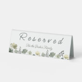 Plaque De Table Olive Floral Wedding (Recto)