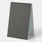 Plaque De Table olive noire (couleur solide) (Verso)