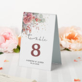 Plaque De Table Ombre rose Foncé Mariage bleu Duisy (In SItu (Mariage))