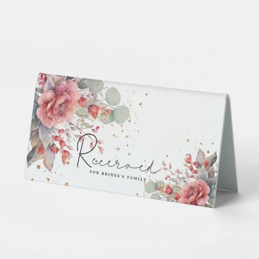 Plaque De Table Ombre rose Foncé Plat Bleu Duché Siège (Verso)