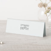 Plaque De Table Optimisé pour une signalétique de bureau technique (En SItu (Tableau))