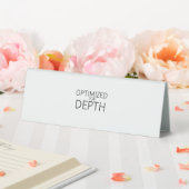 Plaque De Table Optimisé pour une signalétique de bureau technique (In SItu (Mariage))