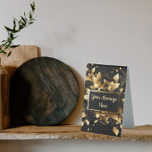 Plaque De Table Or élégant personnalisé