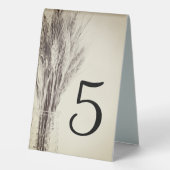 Plaque De Table Orge séchée dans une bouteille Numéro de tableau d (Verso)