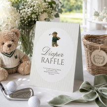 Ourson Préparatoire de Golf Fête de Naissance Nouv