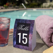 Plaque De Table Outer Space Universe Galaxy Wedding Table Number (InVersositu (sur table))