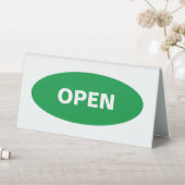 Plaque De Table Ouverture de la réception verte rouge (En SItu (Tableau))