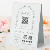 Plaque De Table Pancarte de tente de table de code QR de paiement (In SItu (Mariage))