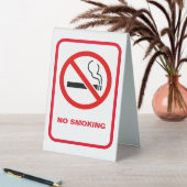 Plaque De Table Panneau blanc minimaliste anti-tabac (En SItu (Tableau))
