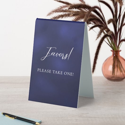 Plaque De Table Panneau bleu marine (En SItu (Tableau))