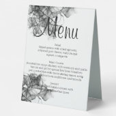 Plaque De Table Panneau central du menu Fumée noire (Verso)