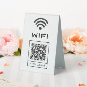 Plaque De Table Panneau d'affichage de tente de table WiFi invité  (In SItu (Mariage))