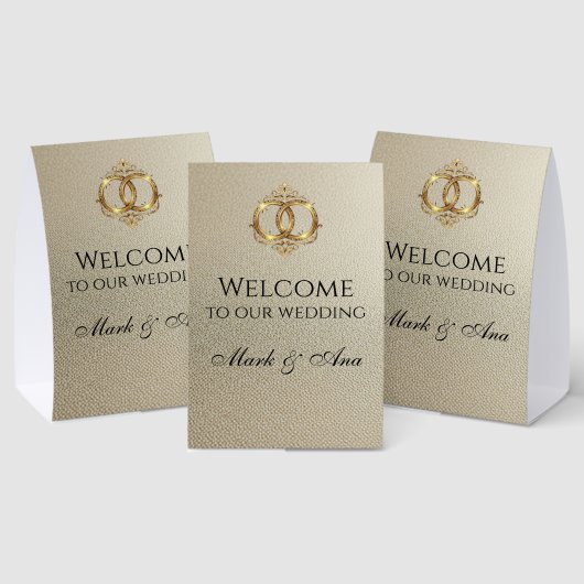 Plaque De Table Panneau de bienvenue de mariage moderne (Insitu (multi))