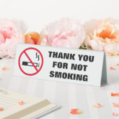 Plaque De Table Panneau de bureau personnalisé pour fumeurs de cig (In SItu (Mariage))