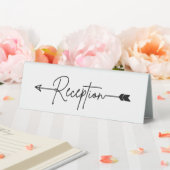 Plaque De Table Panneau de direction de la réception Panneau fléch (In SItu (Mariage))