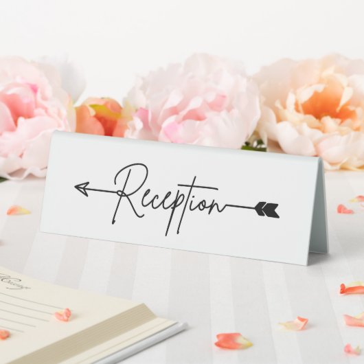 Plaque De Table Panneau de direction de la réception Panneau fléch (In SItu (Mariage))