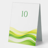 Plaque De Table Panneau de Favors de Mariage - Citron Vert Jaune (Recto)