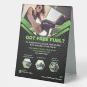 Plaque De Table panneau de la carte de magasin (Recto)