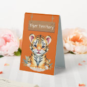 Plaque De Table Panneau de la table Tiger Bold - Jungle Safari Th (In SItu (Mariage))