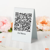 Plaque De Table Panneau de la tente de table avec nom DJ 4x6  (In SItu (Mariage))