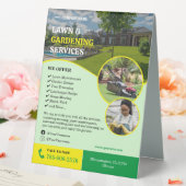 Plaque De Table Panneau de la tente de table des services de pelou (In SItu (Mariage))