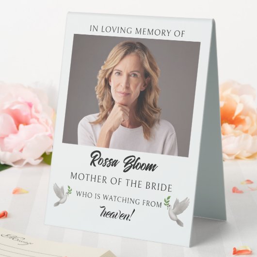 Plaque De Table Panneau de la tente de table Réservée dans Loving (In SItu (Mariage))