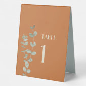 Plaque De Table Panneau de la tente Eucalyptus Deco (Verso)