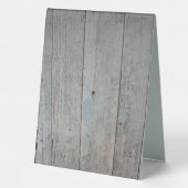Plaque De Table Panneau de la tente MARIAGE RUSTIQUE BOIS (Verso)