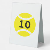 Plaque De Table Panneau de numéro de table personnalisé avec balle