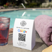 Plaque De Table Panneau de table avec code QR pour avis Google per (InVersositu (sur table))