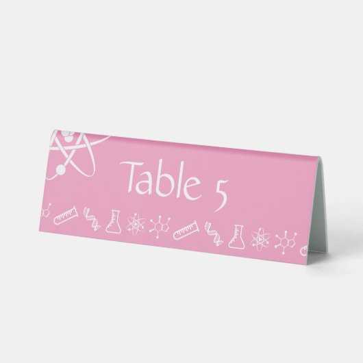 Plaque De Table Panneau de table en forme de tente Forces Attracti (Recto)