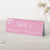 Plaque De Table Panneau de table en forme de tente Forces Attracti (En SItu (Tableau))