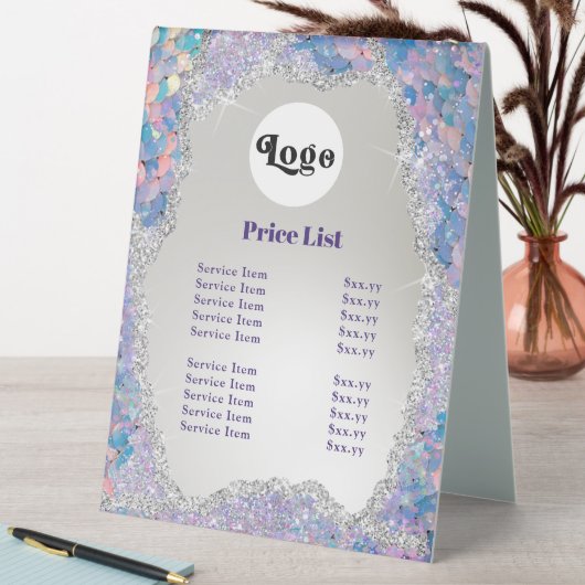 Plaque De Table Panneau de table en sequins de sirène (En SItu (Tableau))