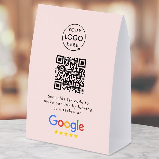Plaque De Table Panneau de table Google Reviews | Présentoir de co