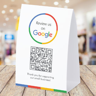 Plaque De Table Panneau de table Google Reviews Présentoir de co
