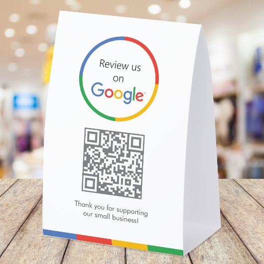 Plaque De Table Panneau de table Google Reviews | Présentoir de co